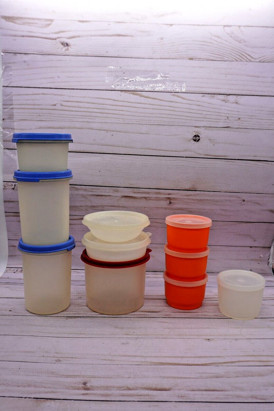 Lot of 10 Tupperware Snack Containers #1229 Food Storage #1606 Plus More